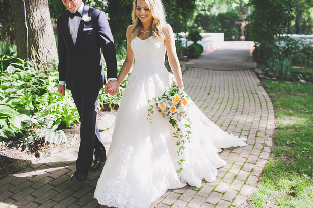 Outdoor Ceremony | Floral Design: Enchanted Florist